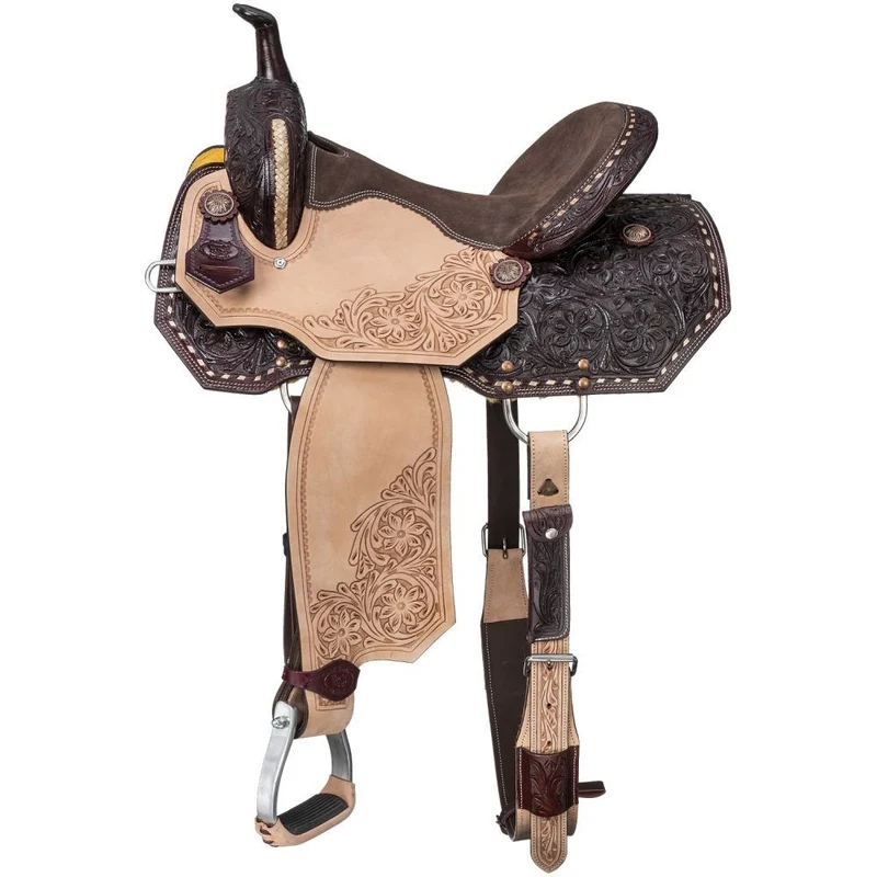 Silver Royal Bisbee Barrel Saddle Dark Oil / 16"