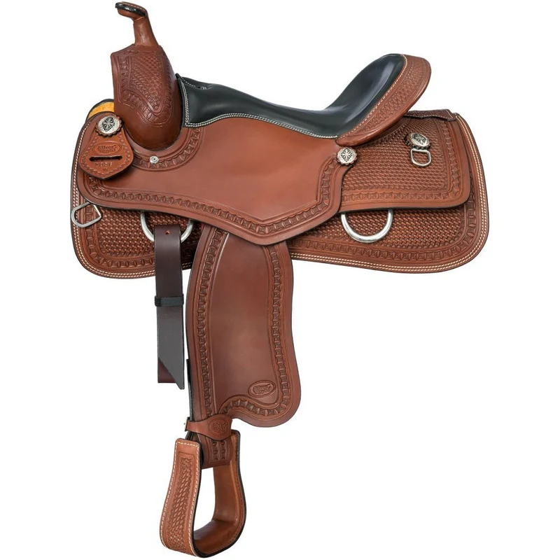 Silver Royal Rio Vista Reining Saddle Medium Oil / 15"