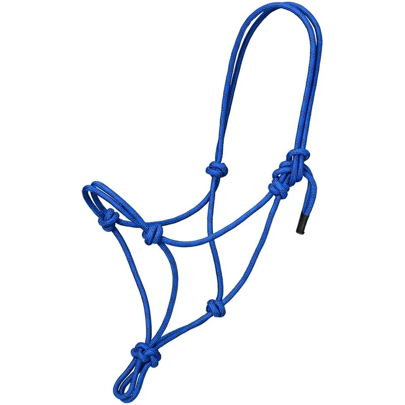 Tough1 Pony Poly Rope Halter Royal Blue / Pony