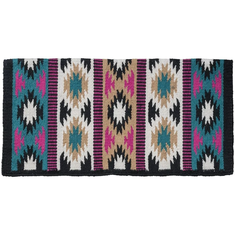 Jolene Wool Saddle Blanket Pink / 30 x 34