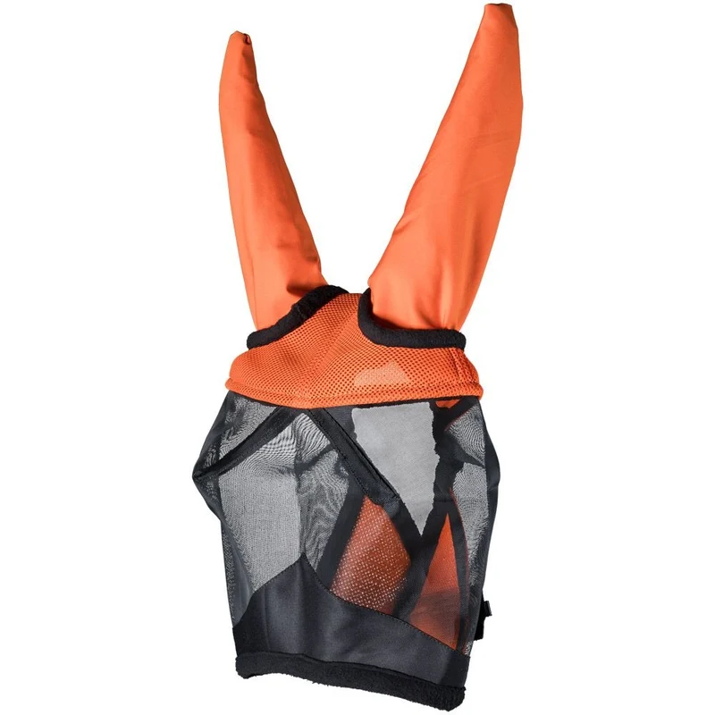 Tough1 Long Ear Fly Mask Orange / Donkey
