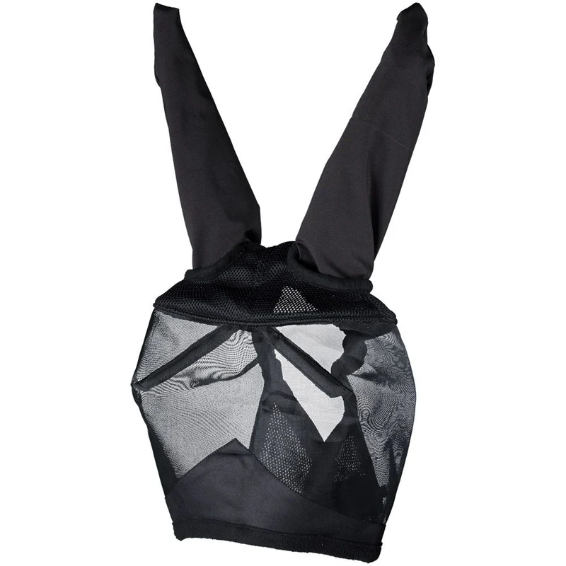 Tough1 Long Ear Fly Mask Black / Mule