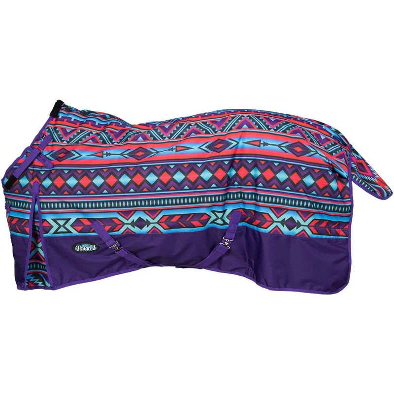 Tough1 1200D Painted Canyon Turnout Blanket with Snuggit Purple Painted Canyon / 72