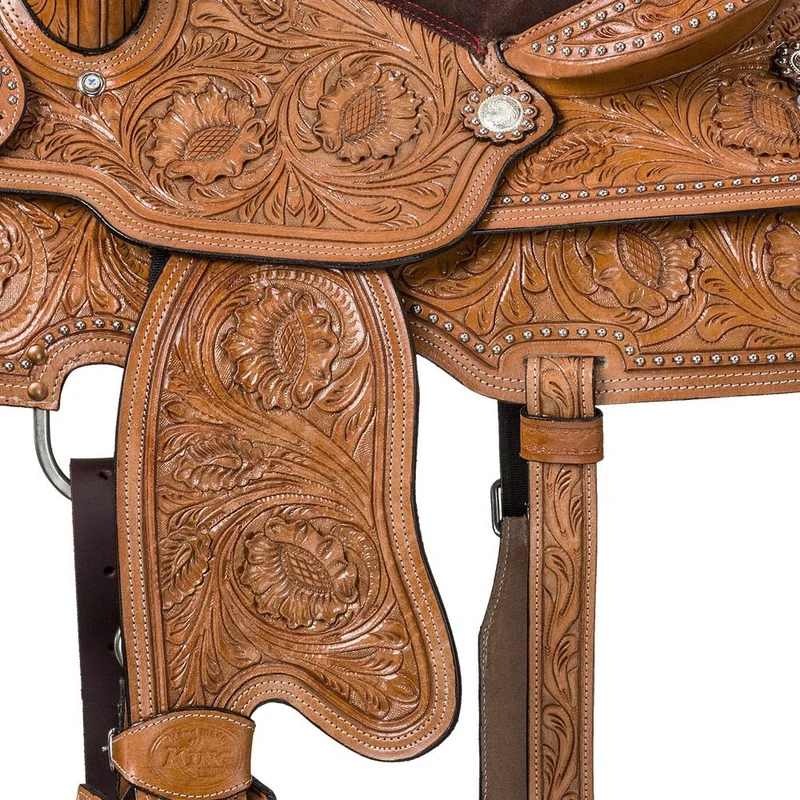King Series Braden Trail Saddle Light Oil / 16"