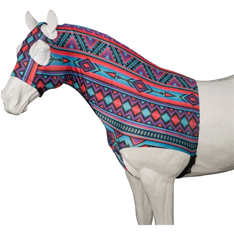 Tough1 Mane Stay Spandex Hood Purple Painted Canyon / X-Large