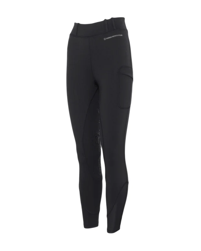 Noble Equestrian Full Seat Balance Riding Tights Asphalt / X-Large