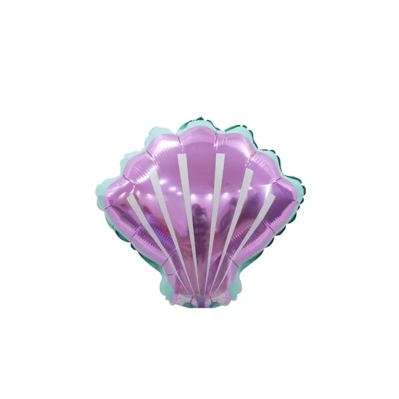 BALÃO METALIZADO 9 POLEGADAS PERSONAGEM CONCHA LILÁS MAR
