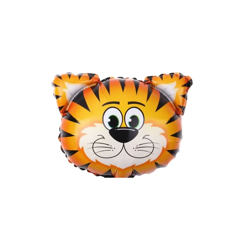 BALÃO METALIZADO 9 POLEGADAS PERSONAGEM SAFARI TIGRE