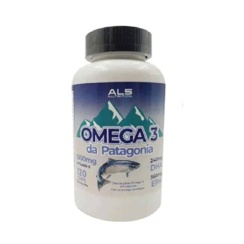 Omega 3 Patagônia 120 Capsulas Als Nutrition 1000mg