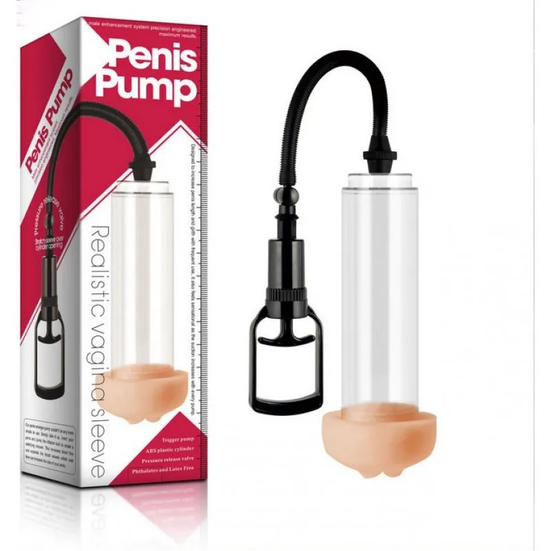 Bomba Peniana Pump com Sistema de Alavanca e vagina para penetração - Vip Mix - BB003 / 1004