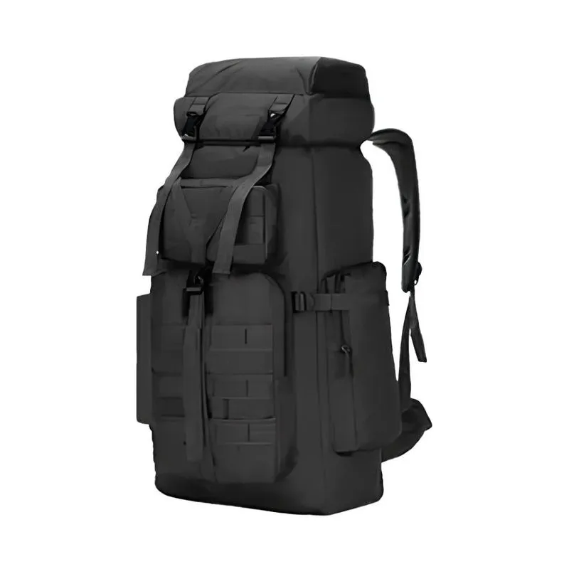Mochilão Tático Militar Cargueira Reforçada Camuflada 80 L