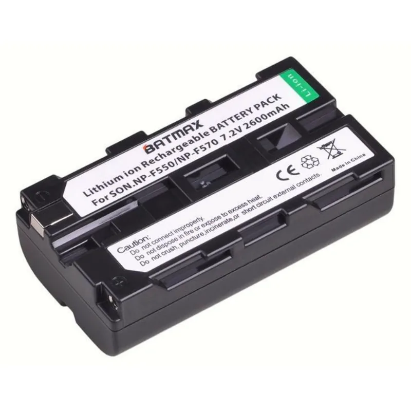 2 Bat Eria Np-f550/f570 Para Sony Carregador Dcr-vx2100