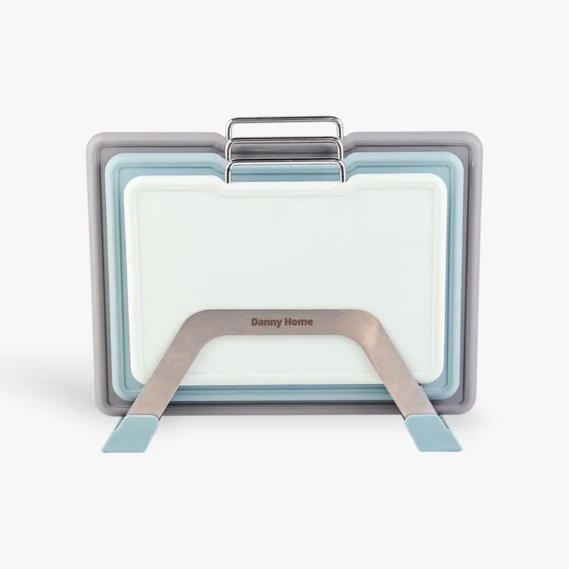 Set x 3 tablas para cortar de plástico Gris