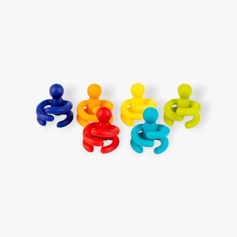 Set x 6 identificadores de copas de silicona Multicolor
