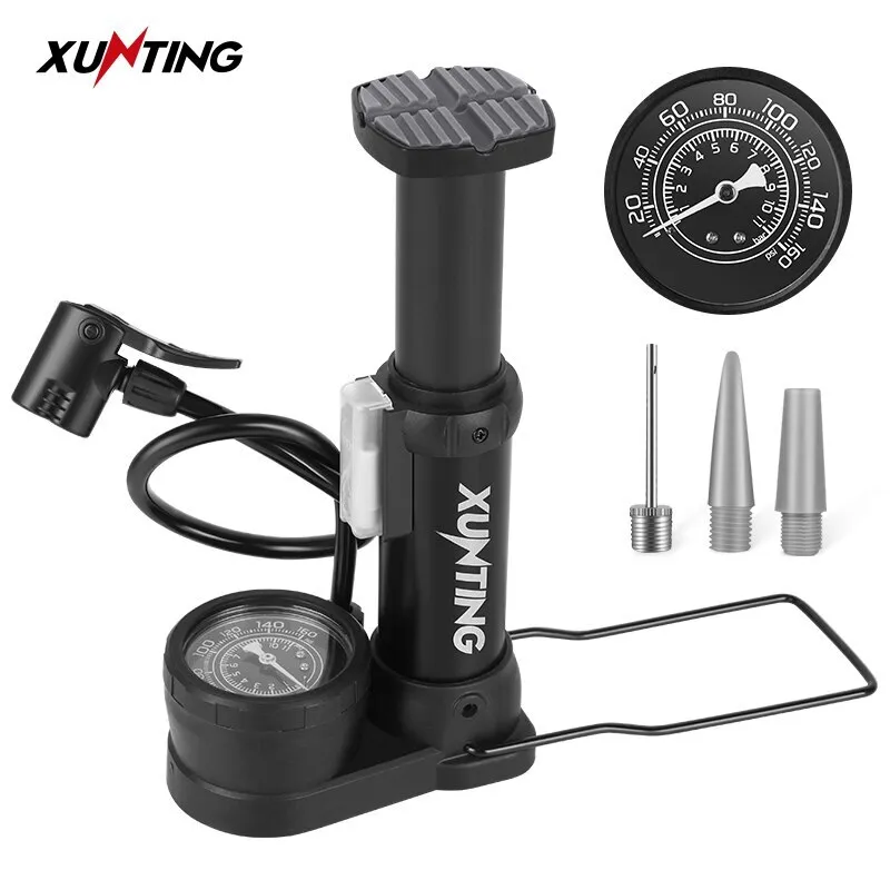Xunting Bike Foot Mini Bomba 140psi Pneu De Bicicleta Presta&amp;schra