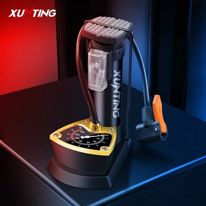 Xunting Foot Bike Pump Ultra-leve Mtb Bomba Rodoviária Schrader Pr