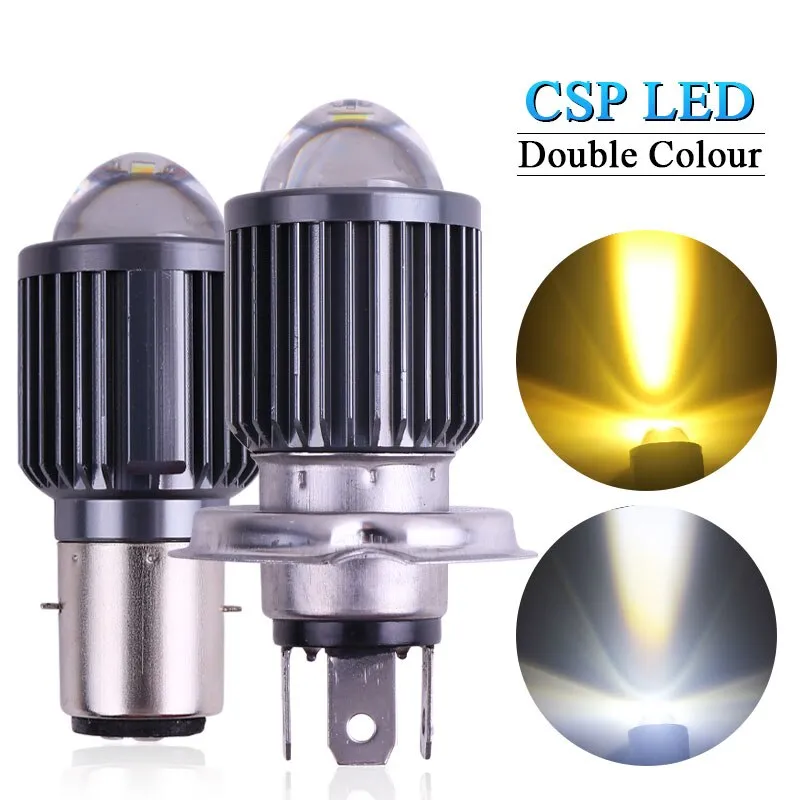 1pcs 10000lm H4 Led Farol Da Motocicleta H6 Ba20d P15d Led C