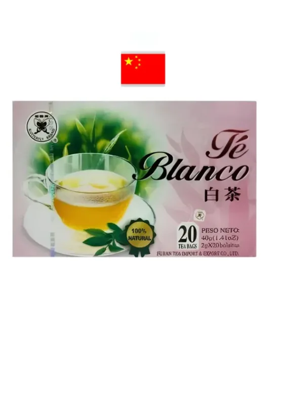 FUJIAN WHITE TEA 2g X 20 SACHET WT919 - Chá branco. Origem: China
