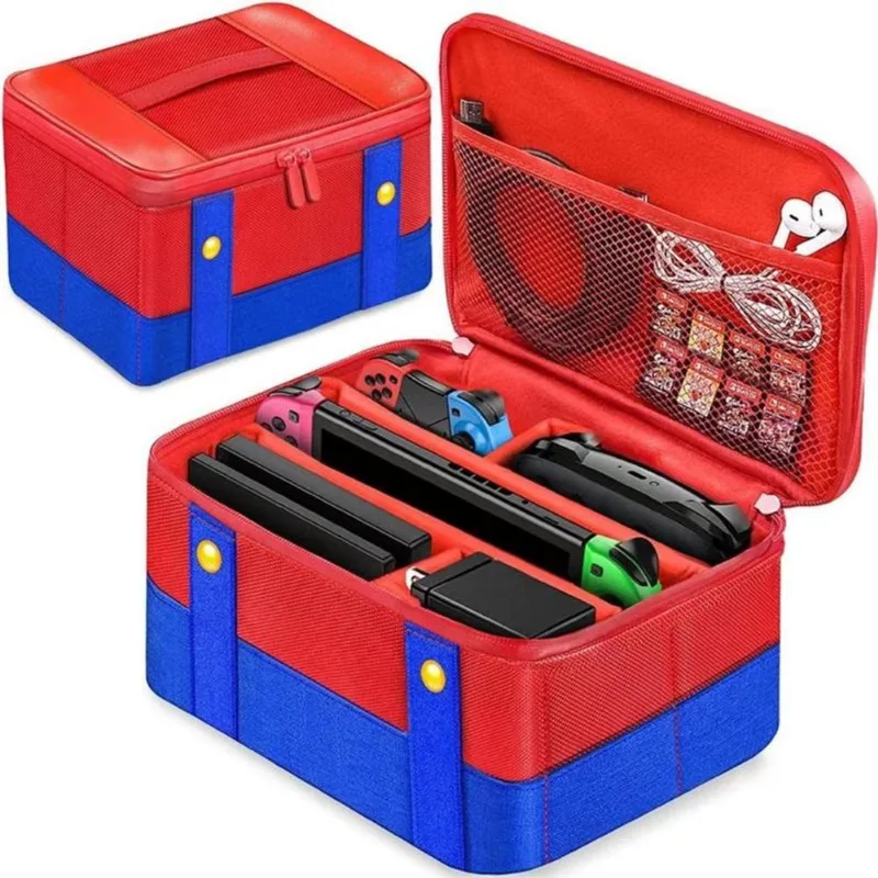 Bolsa Para Nintendo Switch Oled Lite Vermelha Branca Mario