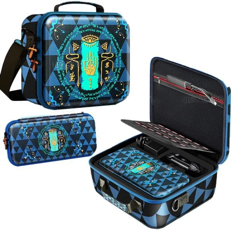 Bolsa E Case Nintendo Switch Oled 2 Em 1 Zelda Maleta Viagem