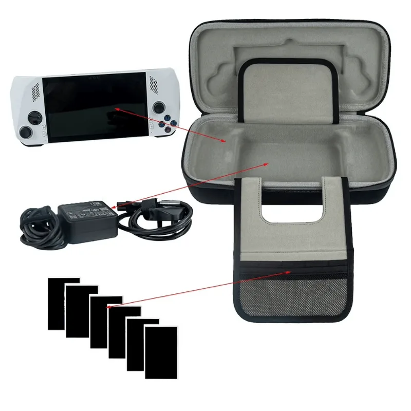 Case Para Asus Rog Ally X Estojo Bolsa Espaço Carregador