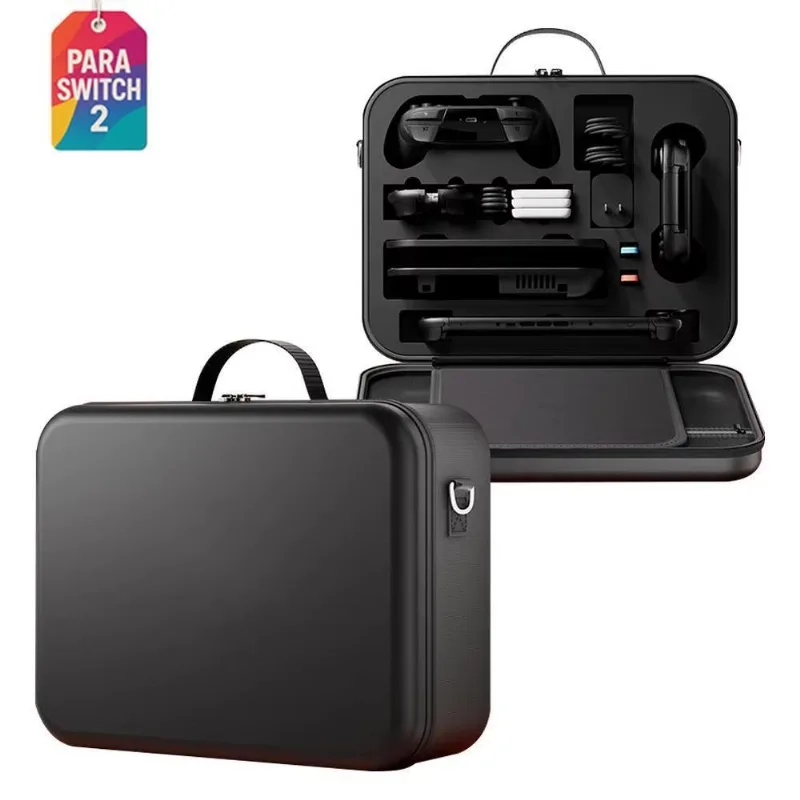 Bolsa Nintendo Switch 2 Grande Viagem Cabe Tudo Preta