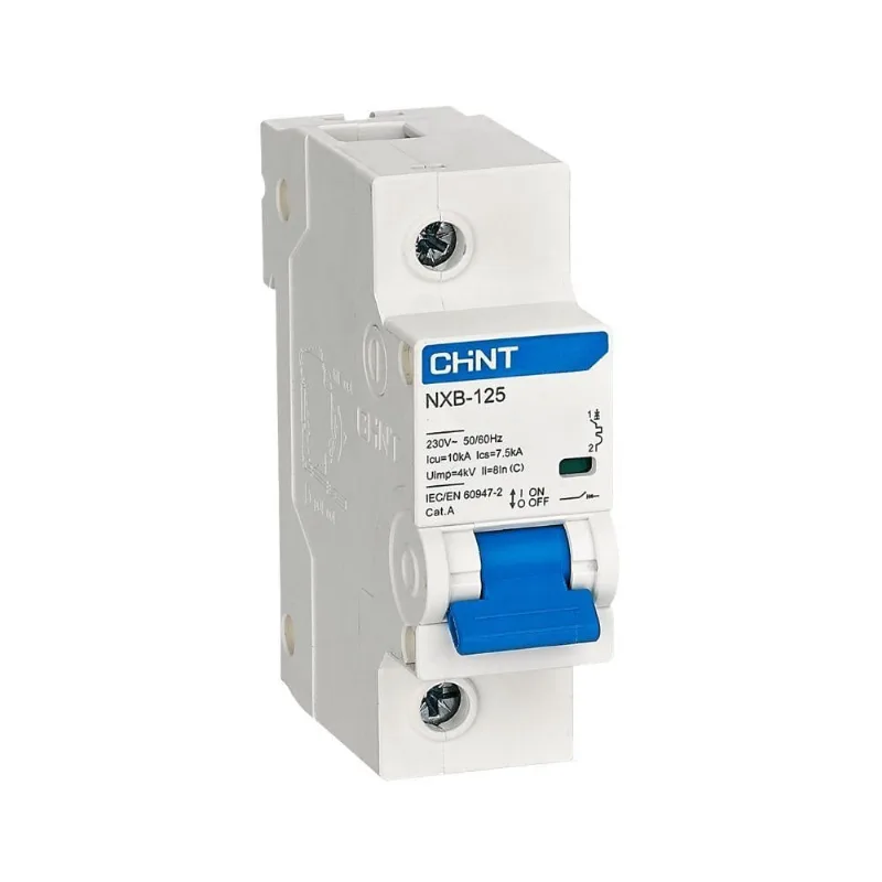 Disjuntor Monopolar NXB-125 Proteção Contra Sobrecarga e Curto-Circuito Curva C 125A Chint