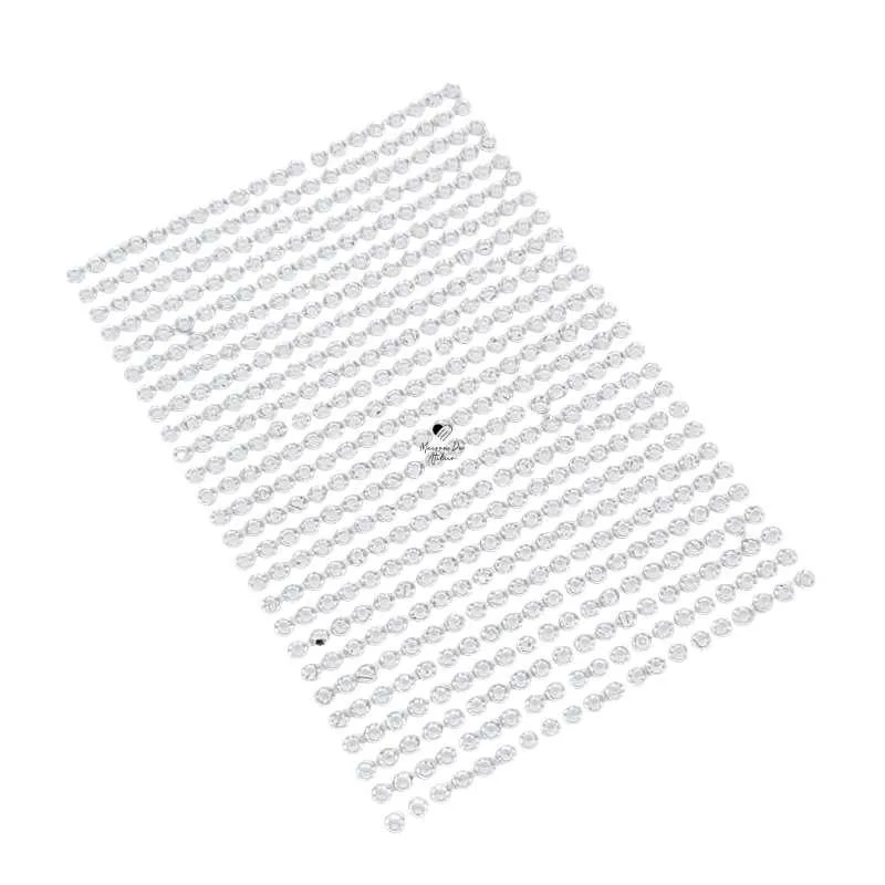 Adesivo Chaton Strass Cristal 4mm 1000 Unidades