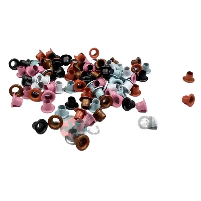 Ilhós 8mm Para Aplicação Em Artesanato Coloridas Bd72 50pçs