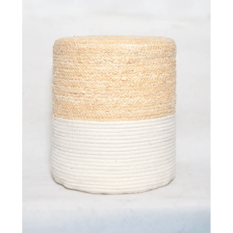 Puff Grass E Branco Coisas e Coisinhas
