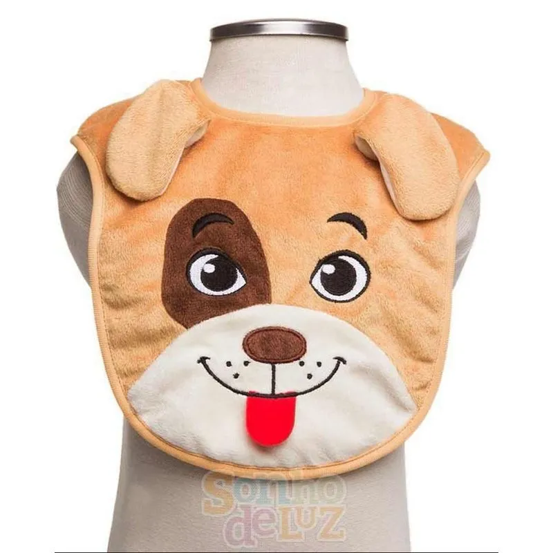 Babador Em Plush Cachorro Sonho De Luz 206