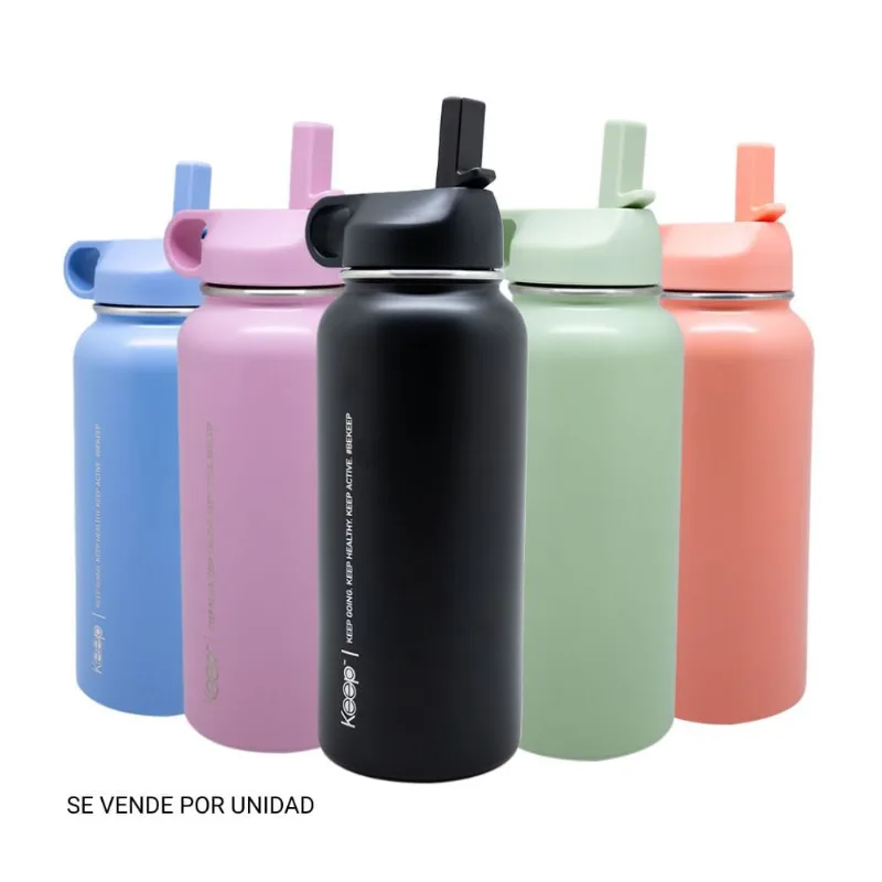 Botella Insulada de 1 litro Keep - Color Aleatorio