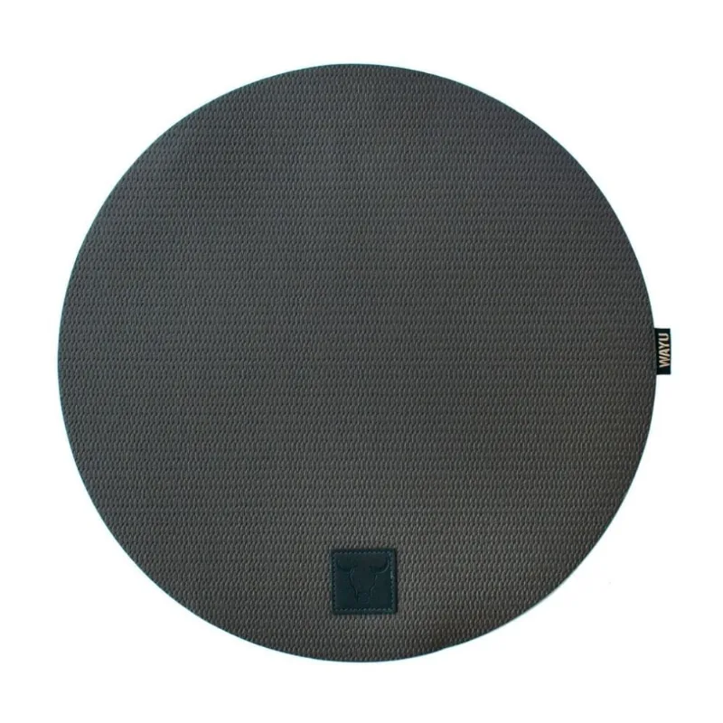 Individual Pu Redondo 38cm Gris Wayu