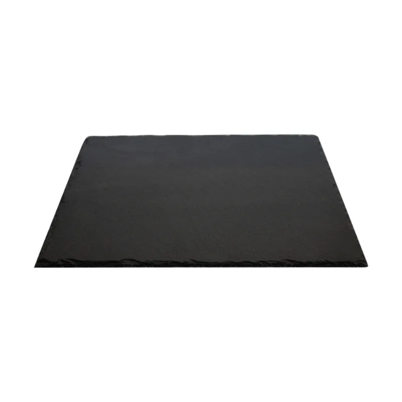 Plato Cuadrado Piedra Pizarra 25cm Wayu