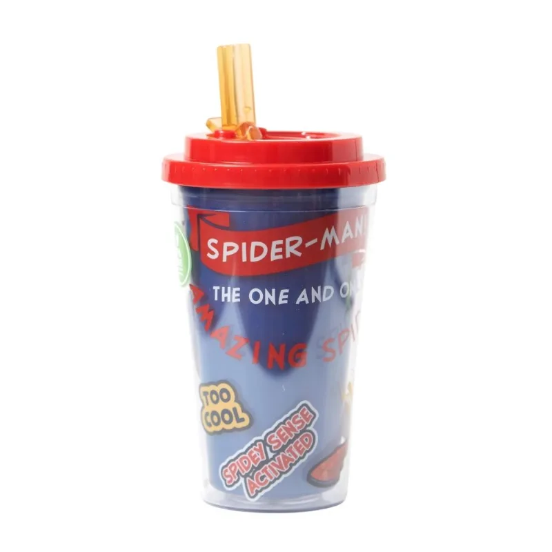 Vaso Doble Pared 500ml Spiderman Disney