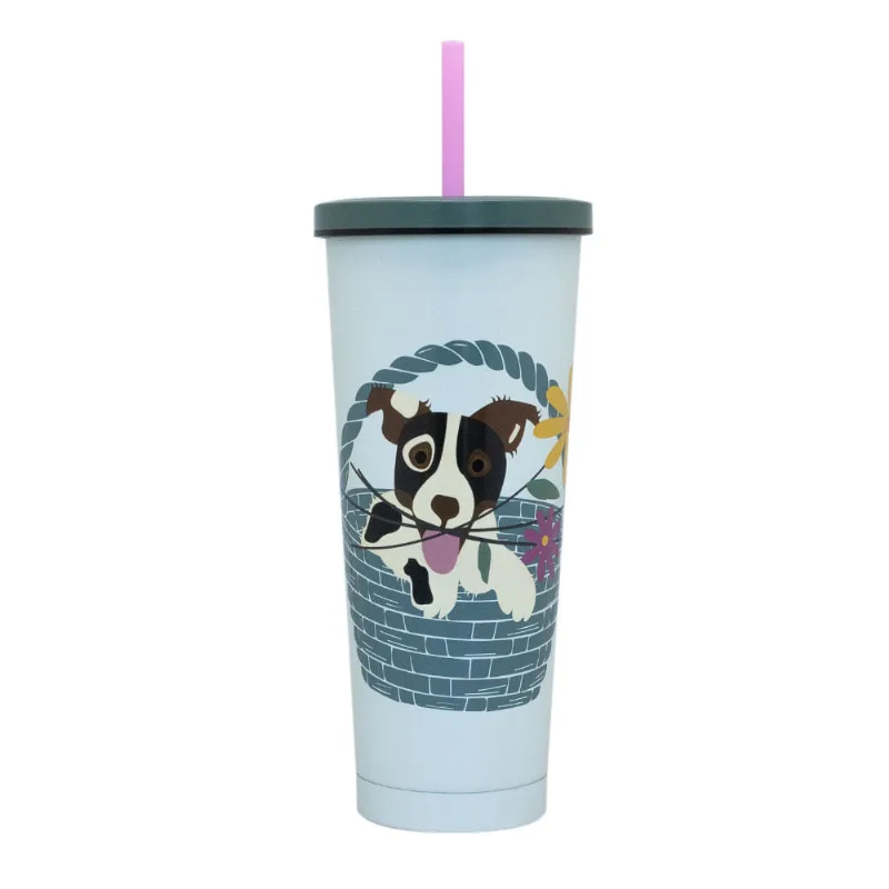 Vaso Tumbler KEEP 700ml Pet Flowers