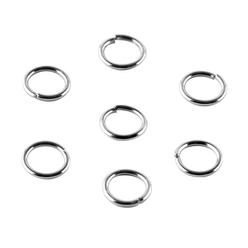 Argola De Prata 0,6mm Pacote Com 1000 Peças