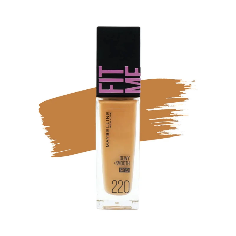 MAYBELLINE PRIMER FIT ME FOUNDATION DEWY PUMP SPF 30ML 220