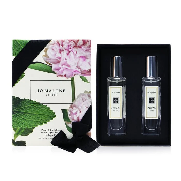 Peony &amp; Blush Suede And Wood Sage &amp; Sea Salt Cologne Duo Set - 2x30ml/1oz