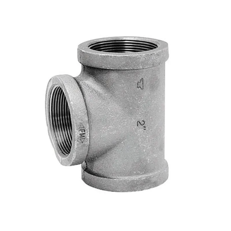 Tee Anvil De 1/2 Pol. Fpt X 1/2 Pol. D Fpt 1/2 Pol. D Fpt Ferro Preto