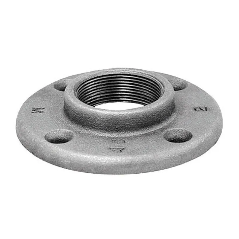 Flange De Piso Anvil De 2 Polegadas. Ferro Maleável Preto Fpt