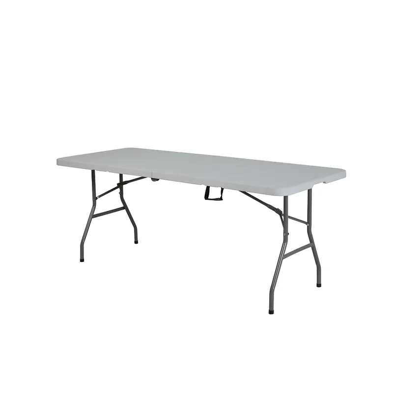 Mesa Dobravel Retangular Vira Maleta Branca