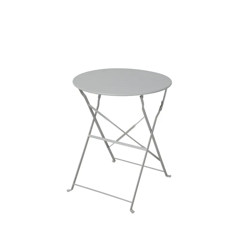 Mesa Dobravel Em Aco Cinza