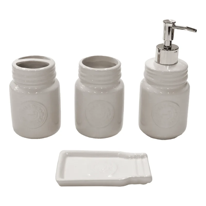Kit para Bancada de Banheiro 4 Peças N230475-0 - Quanhe