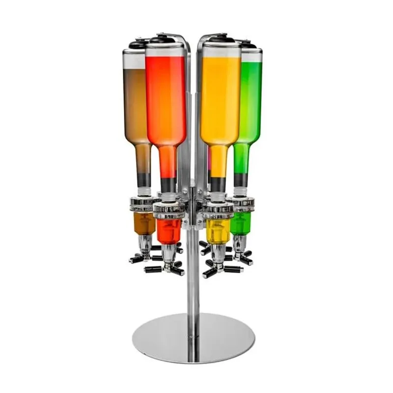 Dispenser Dosador Giratório Porta Bebidas 6 Garrafas Bar
