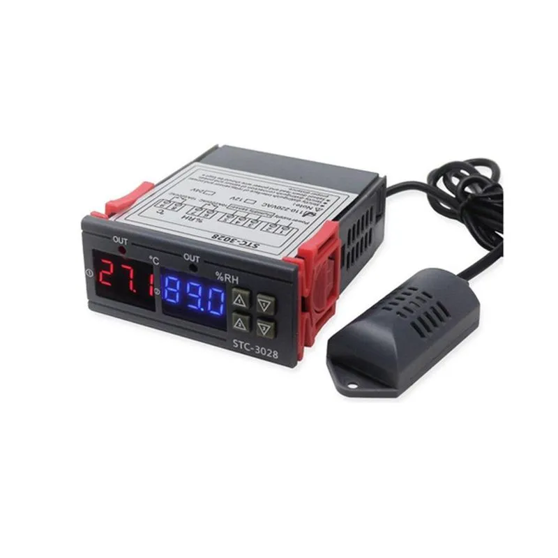 Controlador De Temperatura E Umidade Stc3028 Bivolt 110/220v