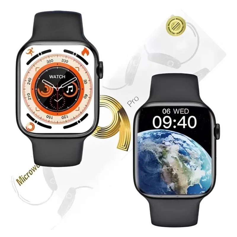 Smartwatch W59 Pro Series 9 nfc gps Academia Esportes Fitness Android iOS Masculino Feminino