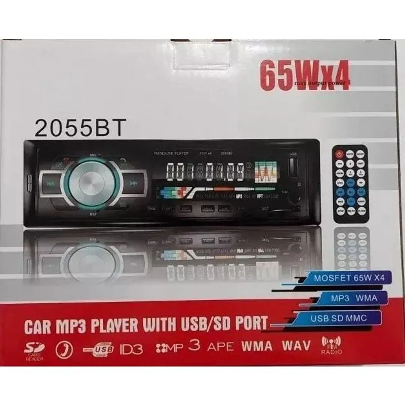 Rádio Automotivo Car Mp3 Player With Usb/Sd Port 65Wx4