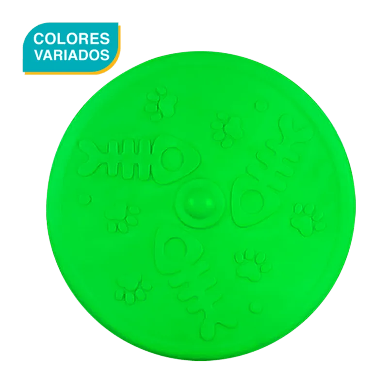 Juguete para Perro Disco Colores Variados 20cm 1 und