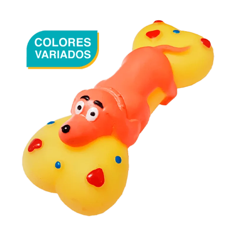 Juguete para Perro Hueso de Hule Colores Variados 1 und